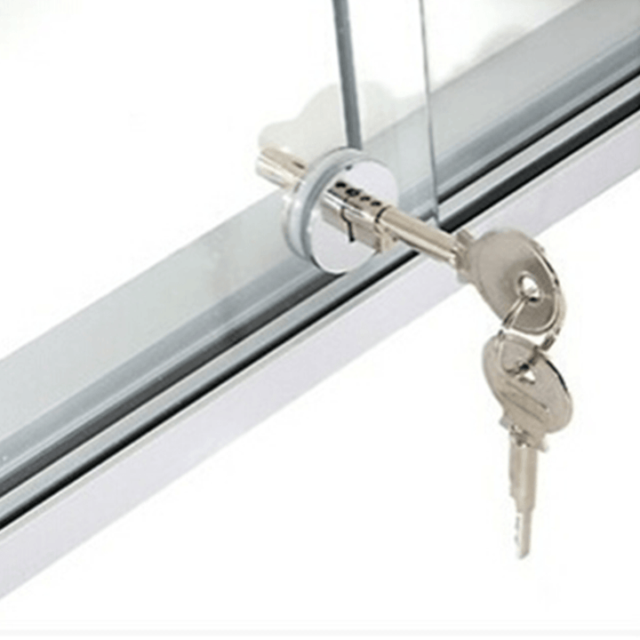 Sliding Glass Cabinet Door Showcase Reptile Vivarium Terrarium Lock W/ 2 Keys - Trendha