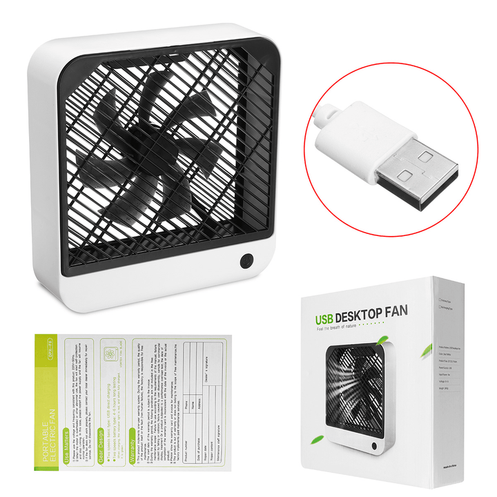 Portable Air Cooling Fan Conditioner 2 Speeds Low Noise USB Mini Cooler Fans - Trendha