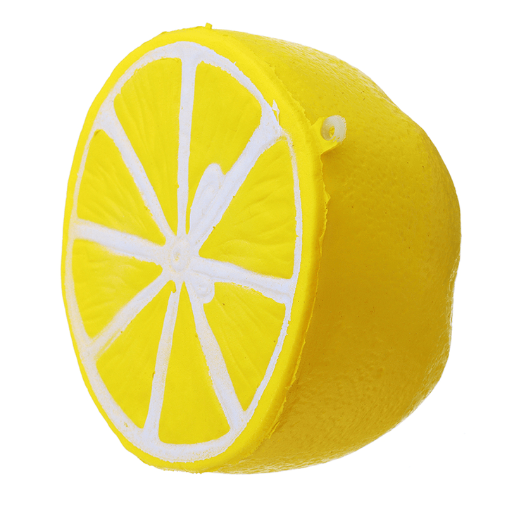 Squishy Half Lemon Soft Toy 10Cm Slow Rising with Original Packaging Birthday Festival Gift - Trendha
