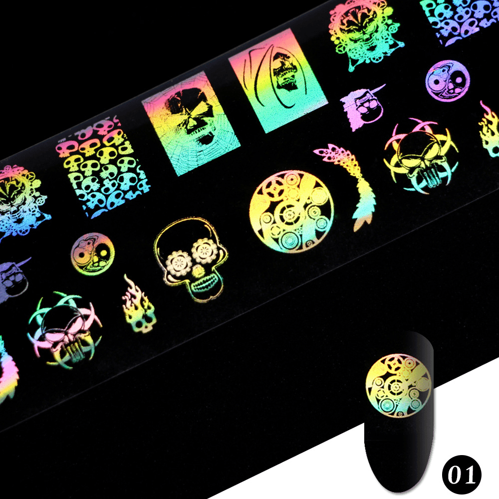 Nail Art Sticker Symphony Star Paper Set UV Gel DIY Decoration Kit - Trendha