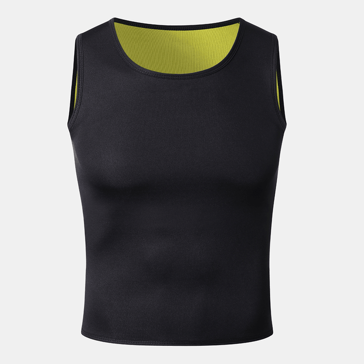 Neoprene Body Shaper Slimming Sweat Trainer Yoga Gym Cincher Vest Shapewear Men - Trendha
