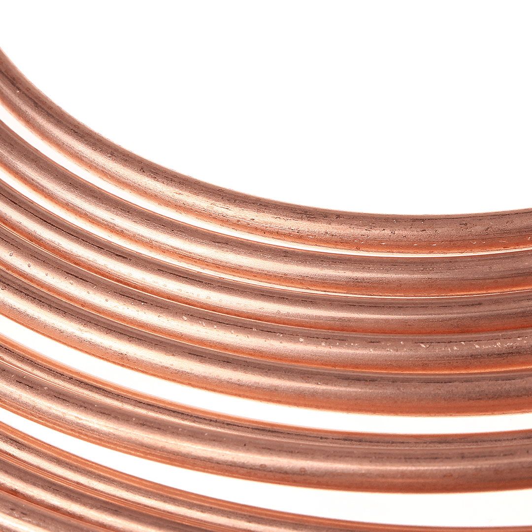 25Ft Copper Brake Line Pipe Hose Kit 10 Male & 10 Female Nuts Joiner Joint 3/16 Union - Trendha