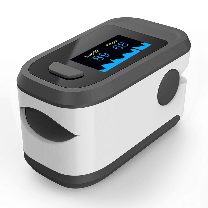 LED Fingertip Spo2 Pulse Oximeter Portable Blood Oxygen Saturation Monitor Heart Rate - Trendha