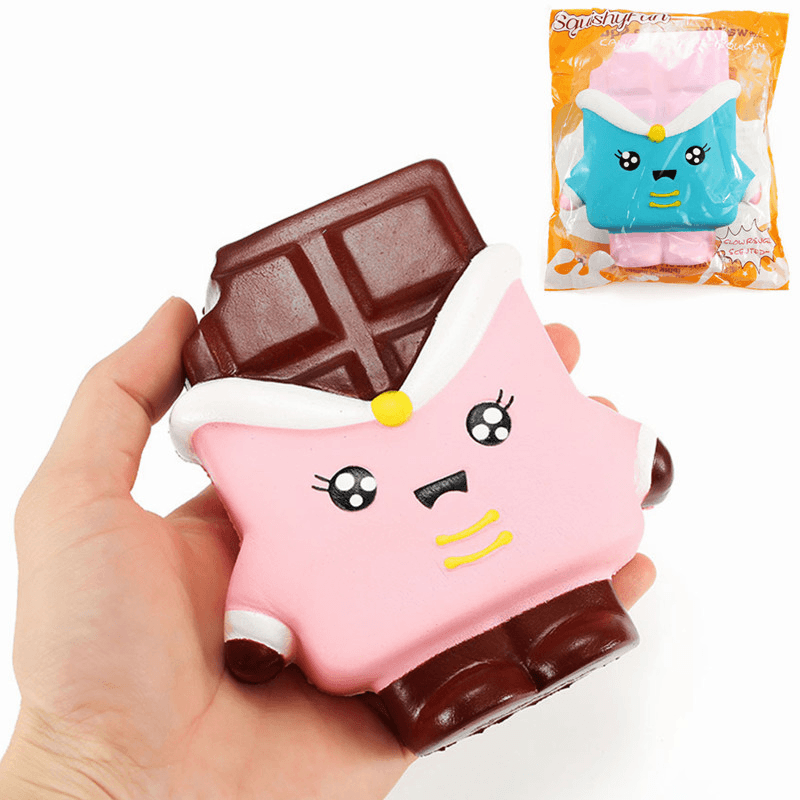 Squishyfun Chocolate Squishy 13Cm Slow Rising with Packaging Collection Gift Decor Soft Toy - Trendha