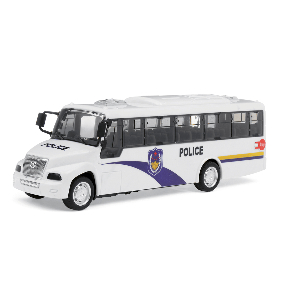 Simulation Bus Inertial Car Model Sound and Light Voice Children'S Toy School Bus - Trendha