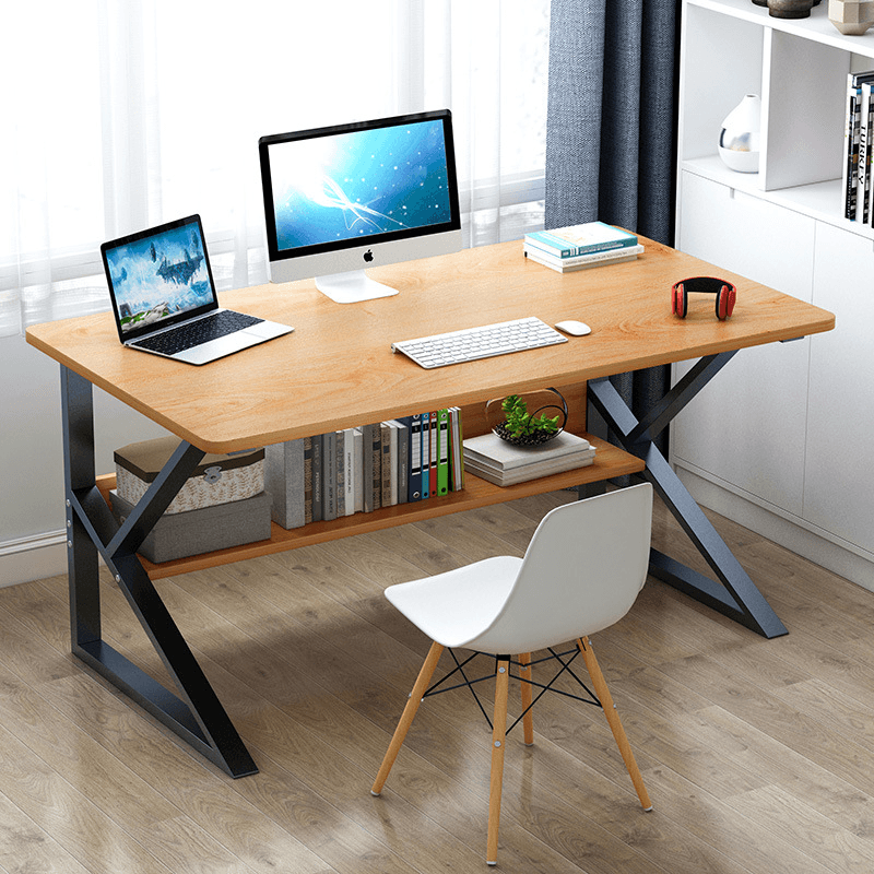 Writing Table Simple Modern Household Computer Desk Simple Students Writing Desk Bedroom Learning Desk for Home - Trendha