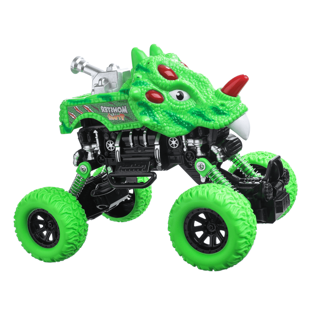 Green Dinosaur Pull Back Car Plastic Toys Children'S Indoor Toys - Trendha
