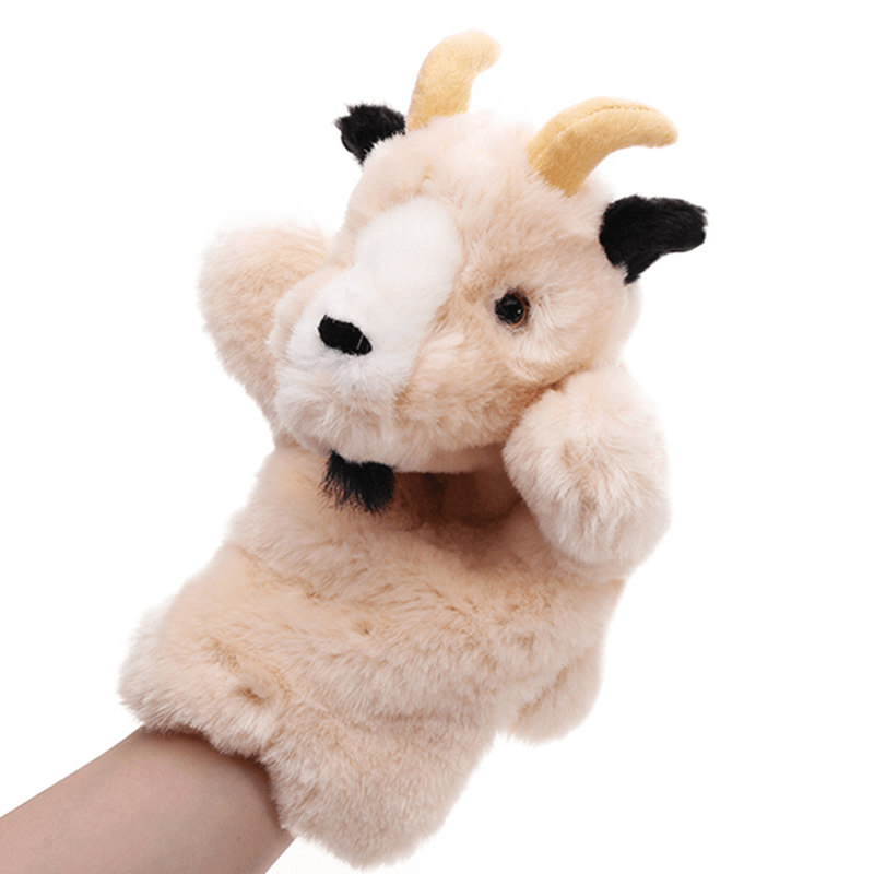27CM Stuffed Toy Antelope Fairy Tale Hand Puppet Classic Children Figure Toys Plush Aniaml - Trendha