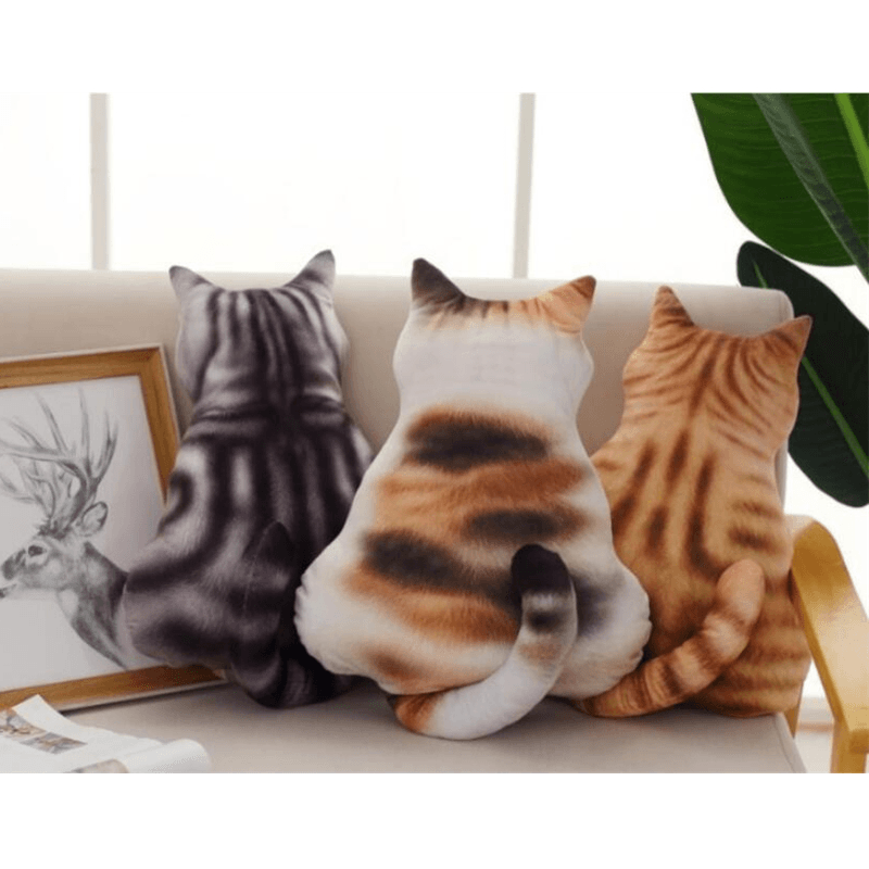 43Cm Cute Cat Soft Plush Back Shadow Toy Sofa Pillow Seat Cushion Stuffed Plush Toy Birthday Gift for Boys or Girls Room - Trendha