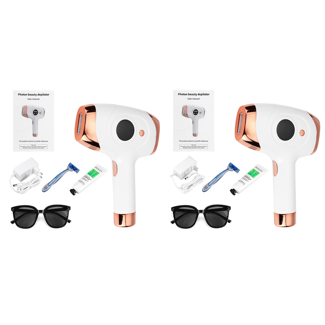 999,999 IPL Laser Painless Permanent Hair Removal Device Portable Face Body Leg Epilator W/ Shaver Glasses - Trendha