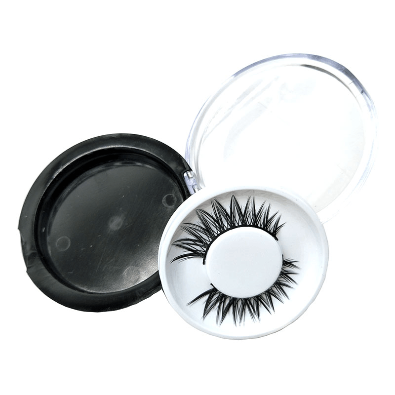 1Pair 3D Black Thick Lenthening Eye Lashes Handmade False Eyelashes Crisscross Makeup Tools - Trendha