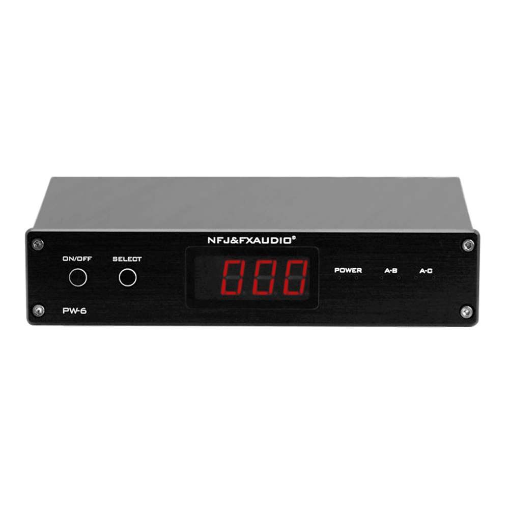 Fx-Audio PW-6 Hifi Amplifiers Speaker Converter 2 in 1 Out Remote Control 1 in 2 Out Convenient Comparison with Power Supply - Trendha