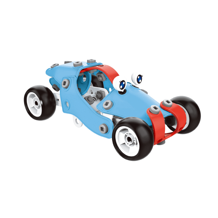 142Pcs 6 in 1 Multi-Shape DIY Assemble Engineering Plane Car Robot Building Construction Blocks Model Educational Toy Kit for Kids Gift - Trendha
