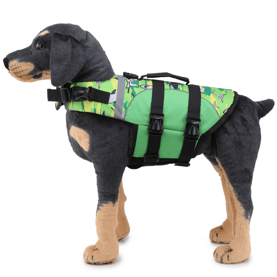 Dog Coats Jackets Life Jacket Safety Clothes for Pet Vest Summer Saver Swimming Pet Swimsuit - Trendha