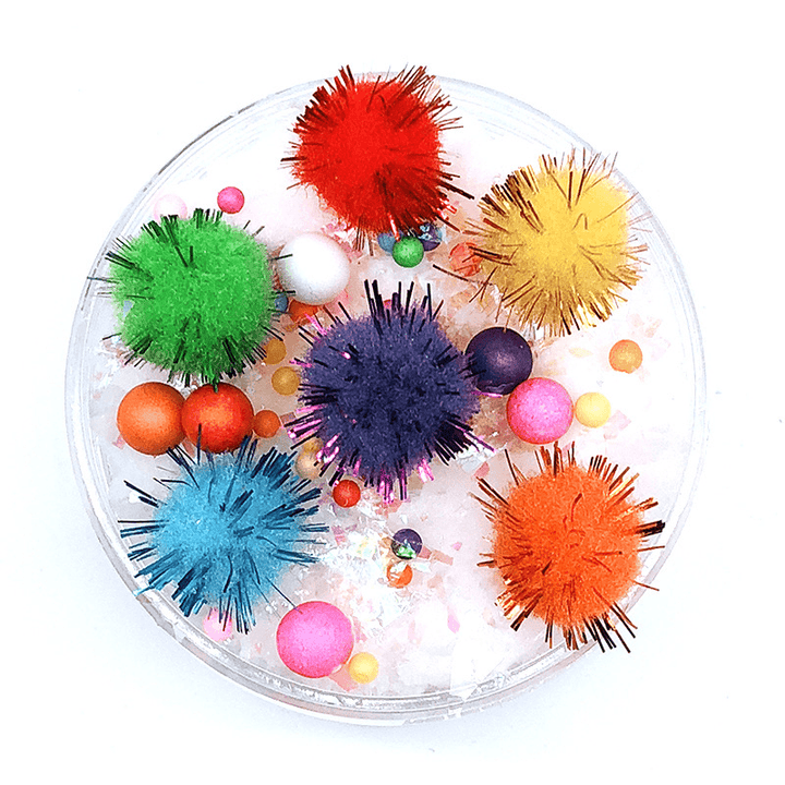 100ML Slime Brushed Cotton Mud Christmas Balls Silk Mud Plasticine Clay Toys - Trendha