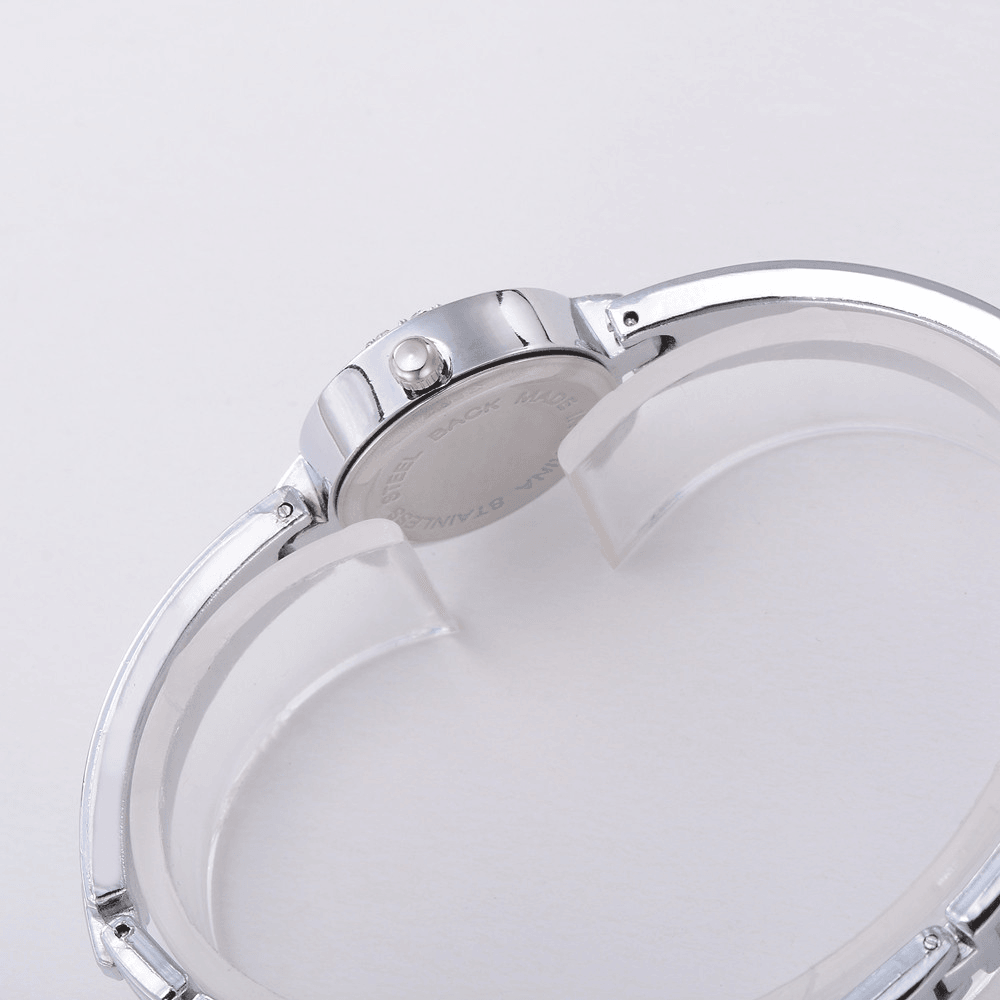 LVPAI P282 Crystal Diamond Women Bracelet Watch Full Steel Casual Style Quartz Watches - Trendha
