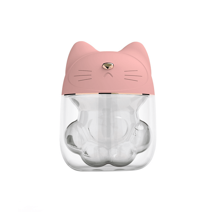 150Ml Mini Cat Claw Air Humidifier Quiet Automatic Shut-Off with Night Light for Home Office - Trendha