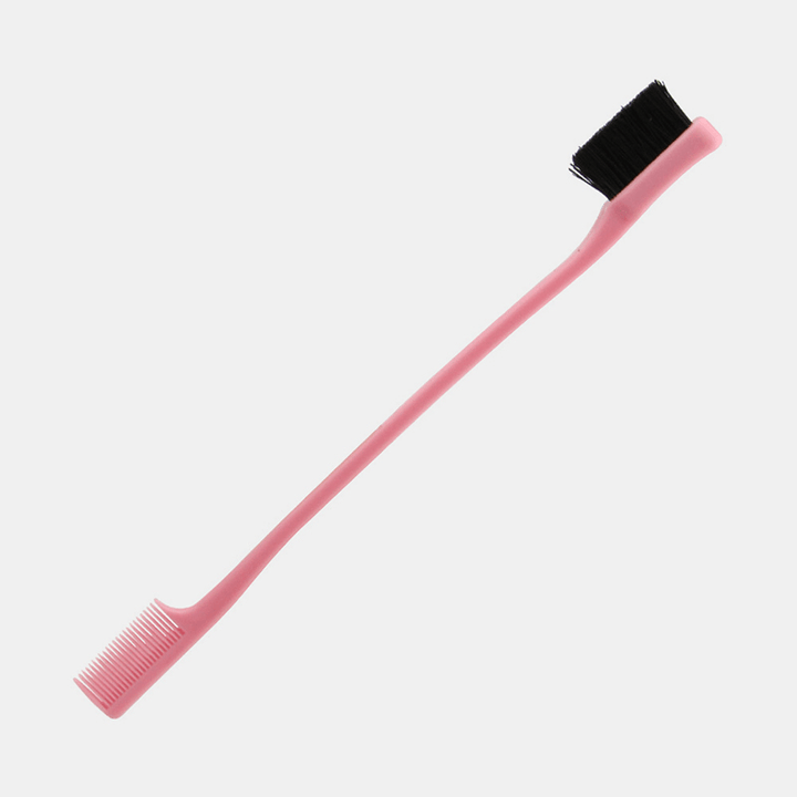 Hair Brush Edge Brushes Double-Ended Brow Brush Comb Haircut Tool for Eyebrow - Trendha