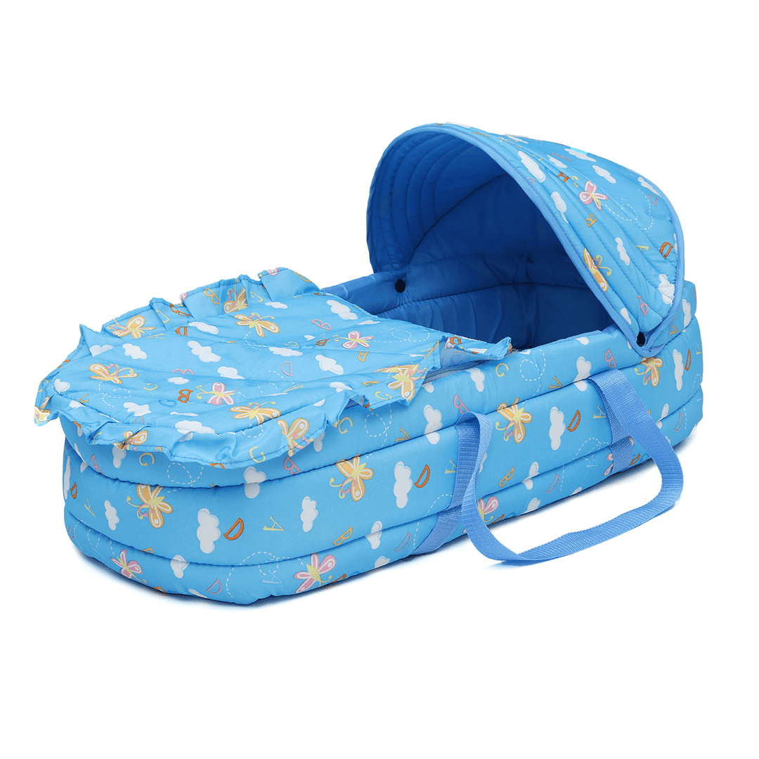 Portable Newborn Baby Infant Moses Basket Bed Baby Cradle Bassinet Travel Comfortable - Trendha