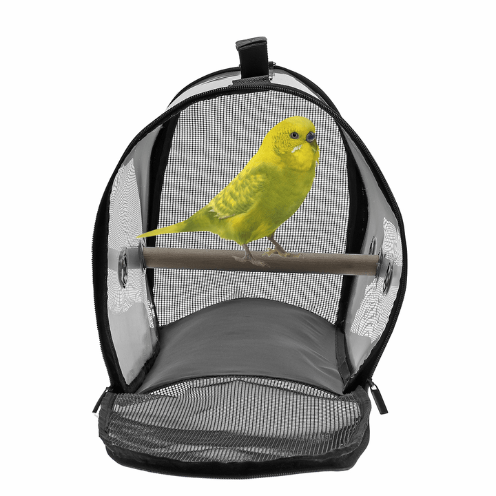 Transparent Handbag Travel Backpack Bird Carrier Cage Nest Pet Parrot Breathable - Trendha