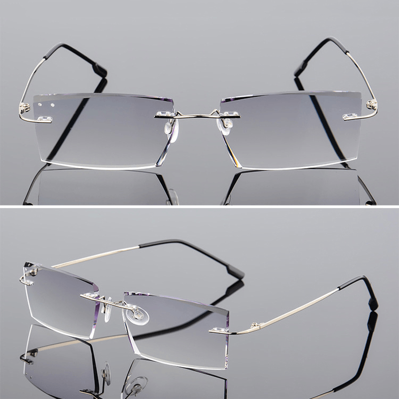 Reading Glasses Unisex Presbyopia anti Blue Ray Fatigue Lens Alloy Frame - Trendha
