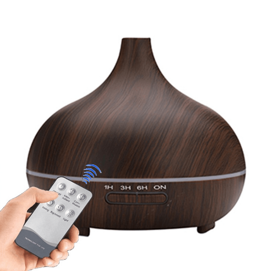 300ML Essential Diffuser Aromatherapy LED Ultrasonic Humidifier Air Purifier - Trendha