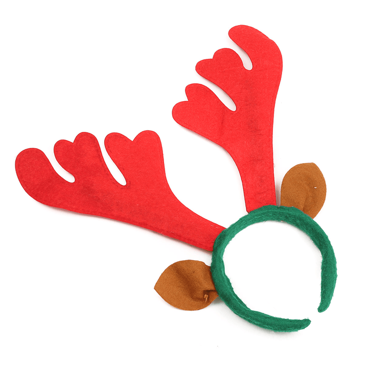 Christmas Reindeer Deer Antlers Headbrand Hair Band Xmas Fancy Dress Accessories - Trendha