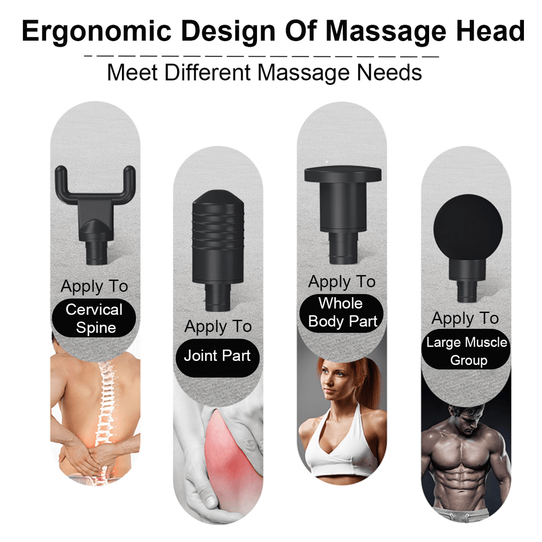 Electric Massager Mute Technology Professional Deep Tissue Massager to Relieve Muscle Tension - Trendha