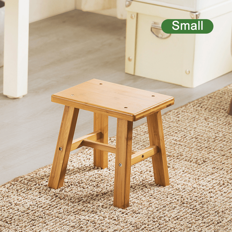 Bamboo Stool Chair Fishing Wooden Rest Seat Strong Vase Base Home Kitchen S/M/L - Trendha