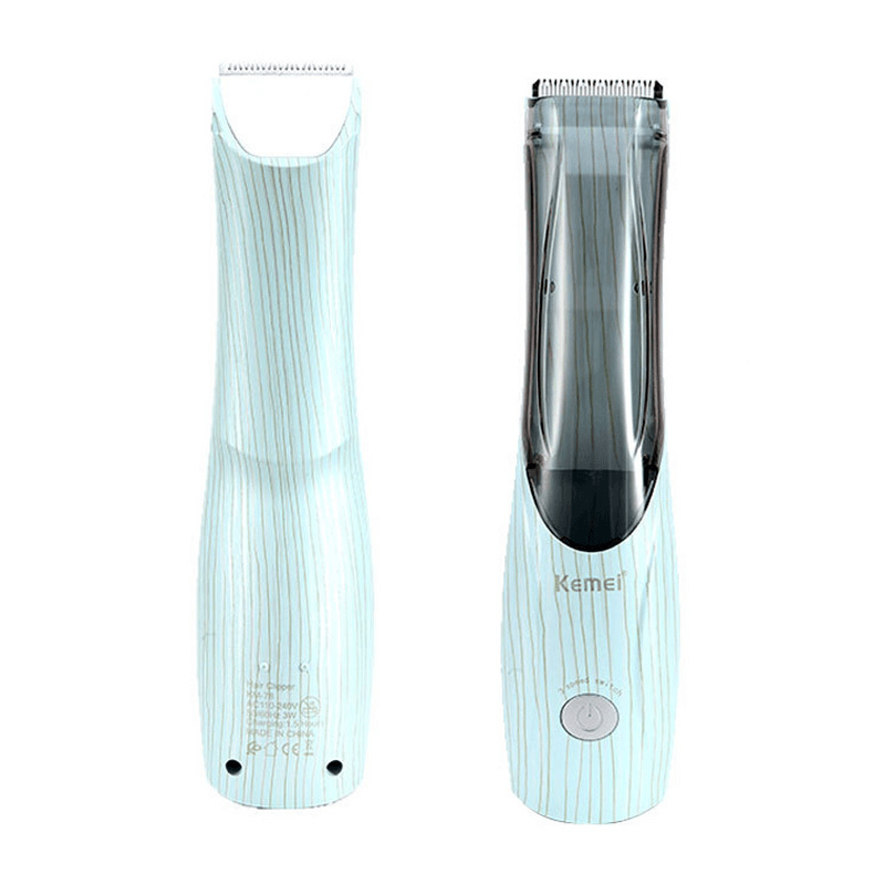 Kemei Electric Clipper Vacuum Baby Hair Clipper Electric Child Hair Beard Trimmer Face Stubble Shaving Machine with Cerami KM-78 - Trendha