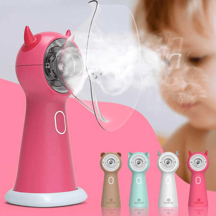 Cartoons Portable Nebulizer Mini Handheld Inhaler Nebulizer for Kids Health Care Atomizer Nebulizador Medical Equipment - Trendha
