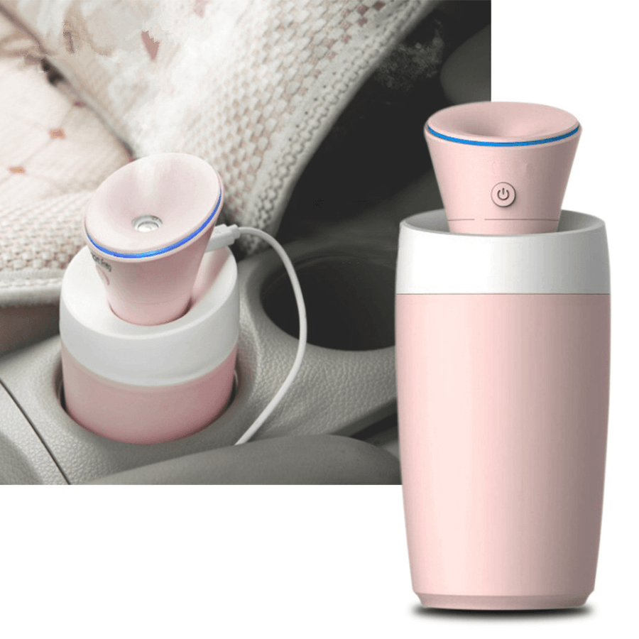 ANGIENB USB Charging Mini Dual Mist Air Humidifier Car Home Low Noise Diffuser - Trendha