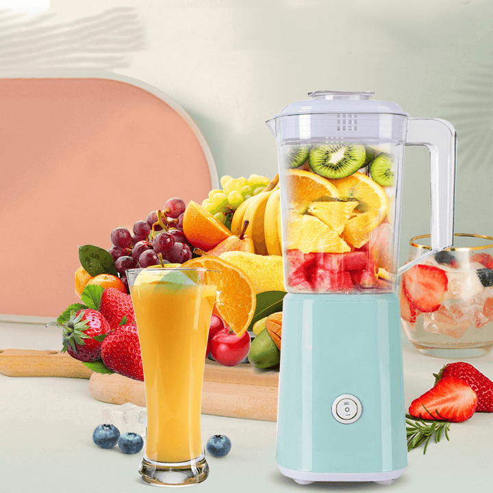 Tingbar QY-SOS 2 in 1 Portable Mini Juicer 220V 250W Blender Shaker Vegetable Fruit Mixer for Kitchen - Trendha
