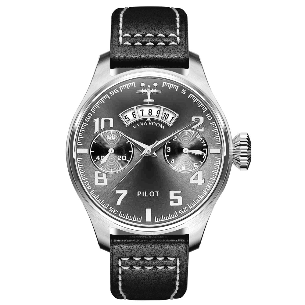 VA VA VOOM VA-2092 Date Display Decorative Dial Men Wrist Watch Casual Style Quartz Watch - Trendha