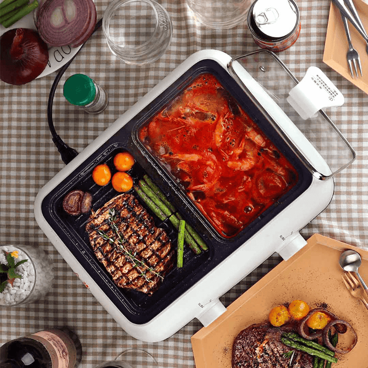 Nathome Multi-Function Integrated Pot Electric Hot Pot Baking Tray From - Trendha