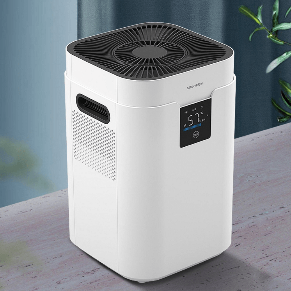 GREENYELLOW FHM-107-5DRW Thermal Evaporation Antibacterial Humidifier Aroma Diffuser 65℃ Pasteurization 1-8H Timer APP Control Automatic Constant Humidity System - Trendha