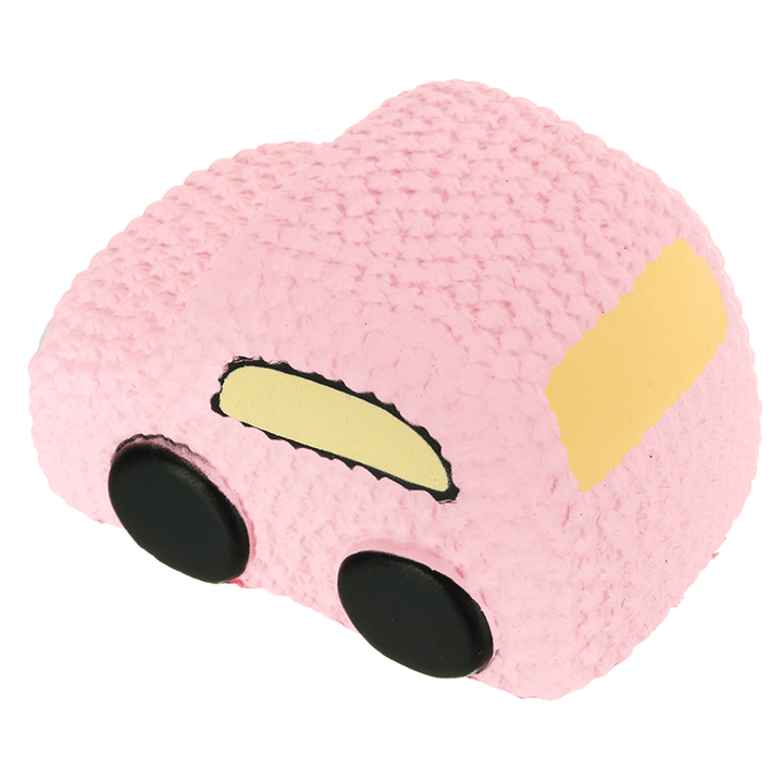 Squishy Car Racer Pink Cake Soft Slow Rising Toy Scented Squeeze Bread - Trendha