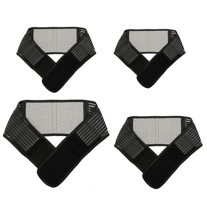 Tourmaline Magnetic Therapy Lower Back Waist Support Belt Self Heating Backache Pain Relief - Trendha