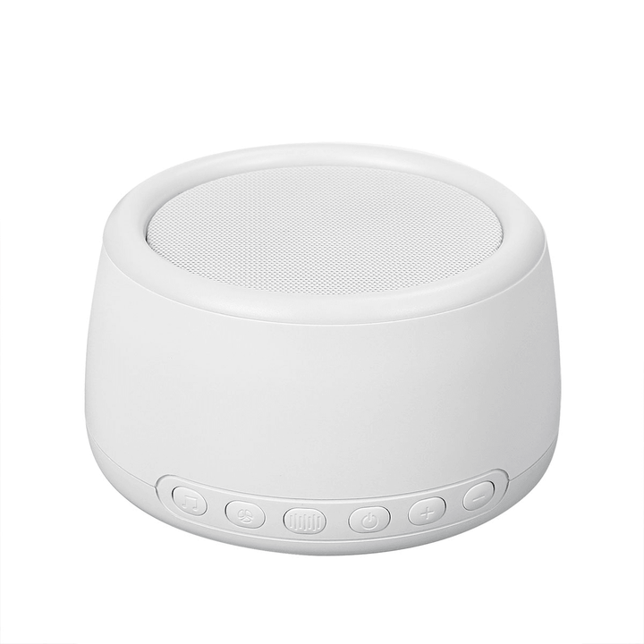 White Noise Sleep Instrument USB Rechargeable Sleeping Aid W/ Night Light & 30 Song Natural Soothing Sounds Also Support Bluetooth - Trendha