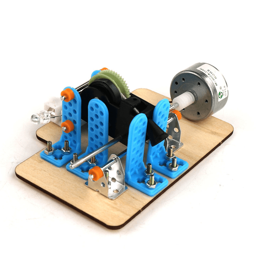 Scientific Clockwork Generator Energy Conversion DIY Physics Engine Experiment Toy - Trendha