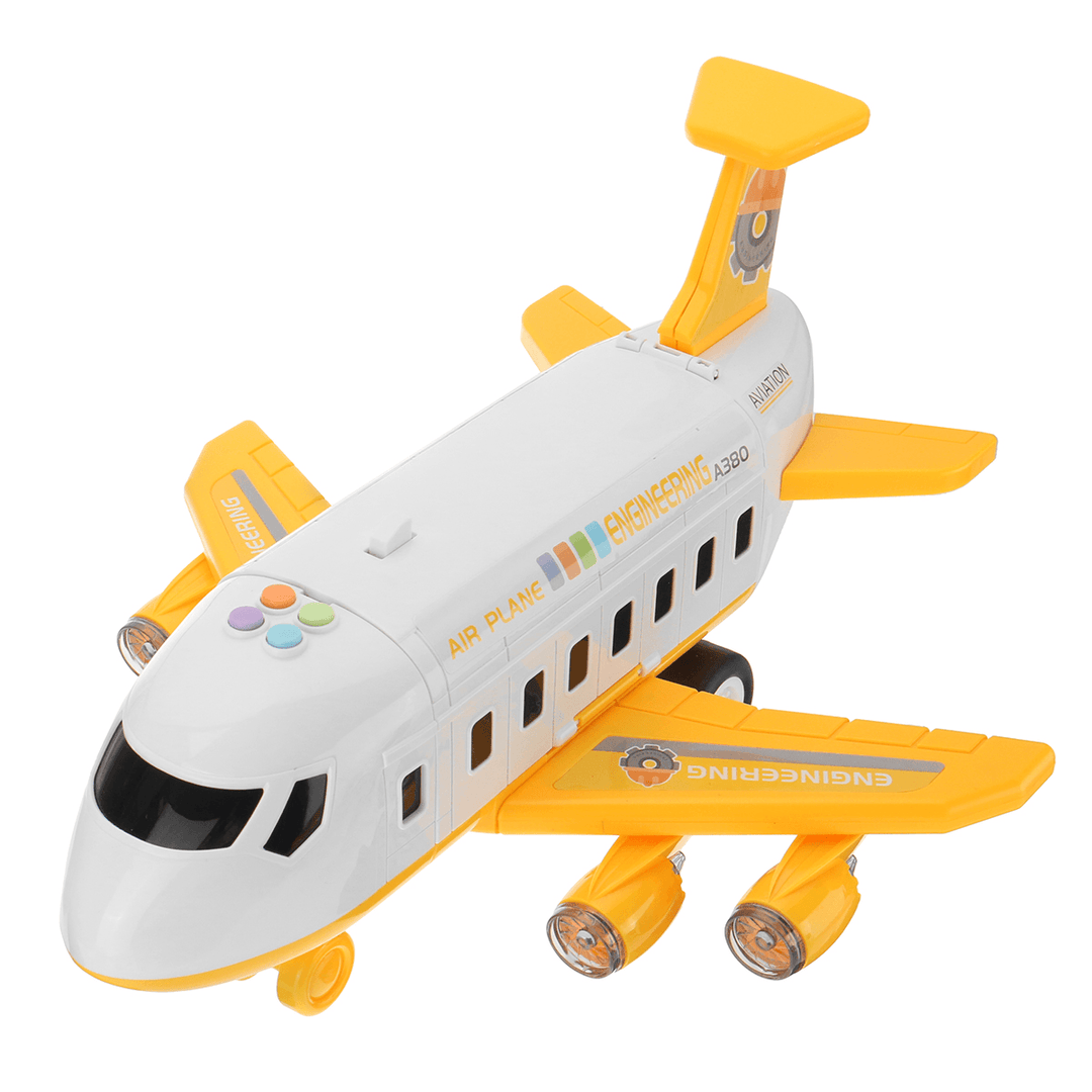 Multi-Color Simulation Large Size Music Story Track Inertia Aircraft Passenger Plane Airliner Diecast Model Toy for Kids Gift - Trendha