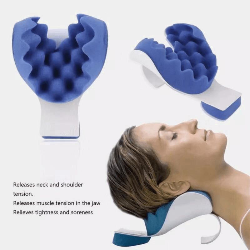 Portable Head Neck Massage Pillow Neck Shoulder Relaxation Pain Relief Neck Support Massager Tool - Trendha
