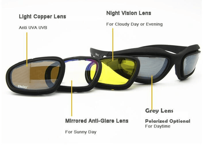 Daisy Desert Storm Goggles - Complete Set with Multiple Lens Options - Trendha