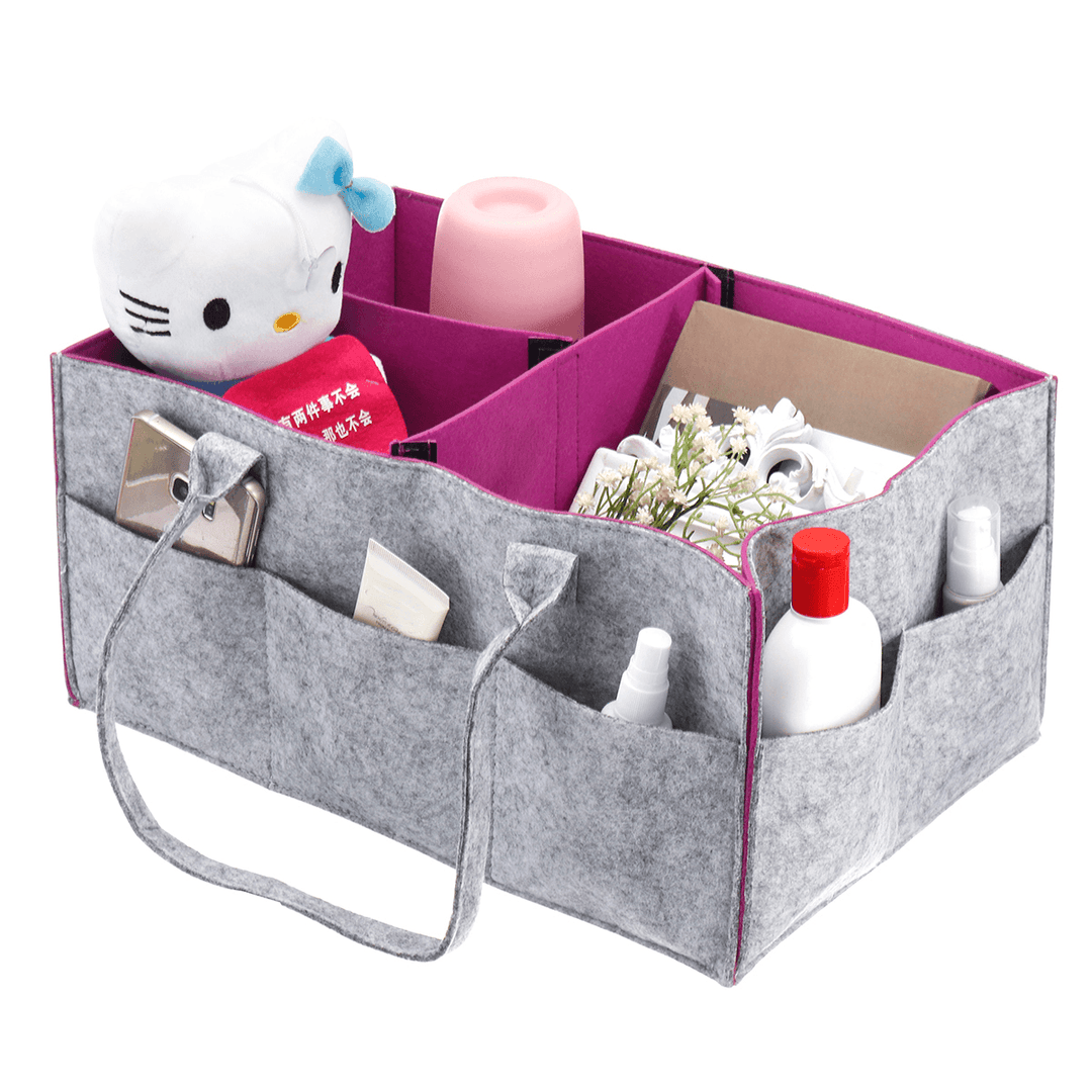 Large Baby Diaper Organizer Caddy Changing Nappy Kids Storage Carrier Hand Bag - Trendha