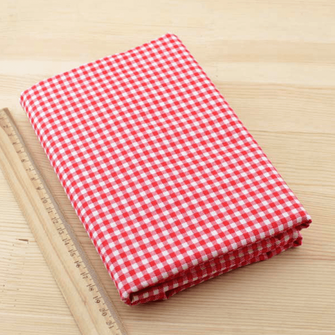 Red Cotton 7 Assorted Pre Cut 10" Squares Quilt Fabric DIY Craft Sewing New - Trendha