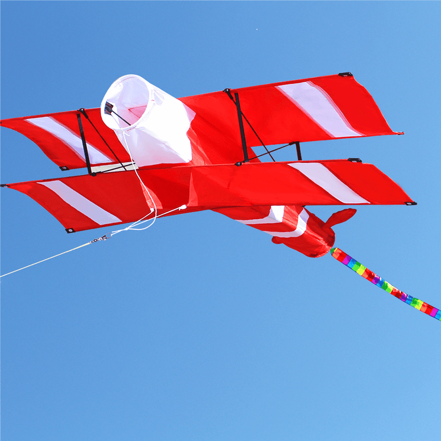 Colorful 3D Aircraft Kite with Handle and Line Good Flying Gift - Trendha