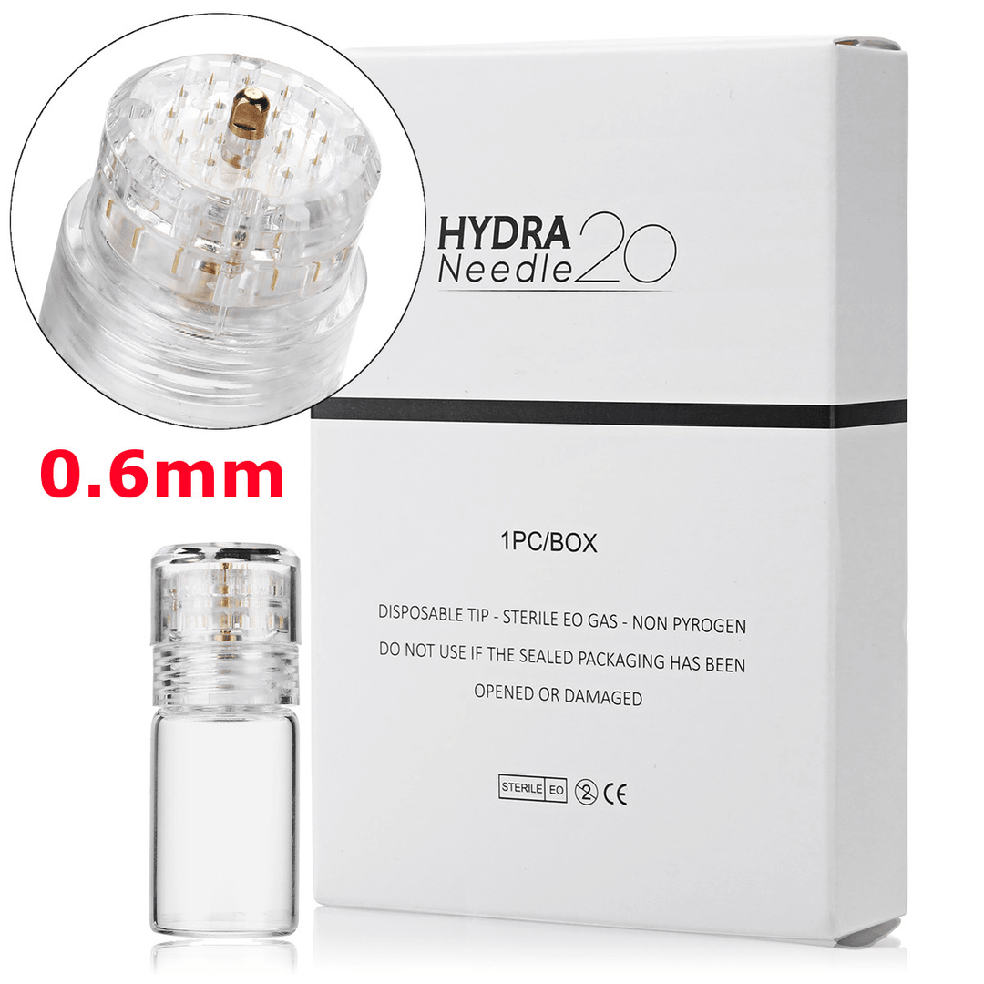 Hydra 20 Titanium Microneedle Applicator Bottle Reusable Derma Stamp Mesotherapy - Trendha