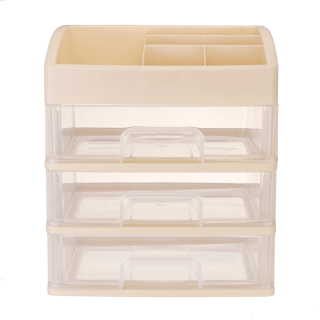 1/2/3 Layer Cosmetic Makeup Organiser Holder Tidy Storage Jewelry Box Shelf Cabinet Drawer - Trendha