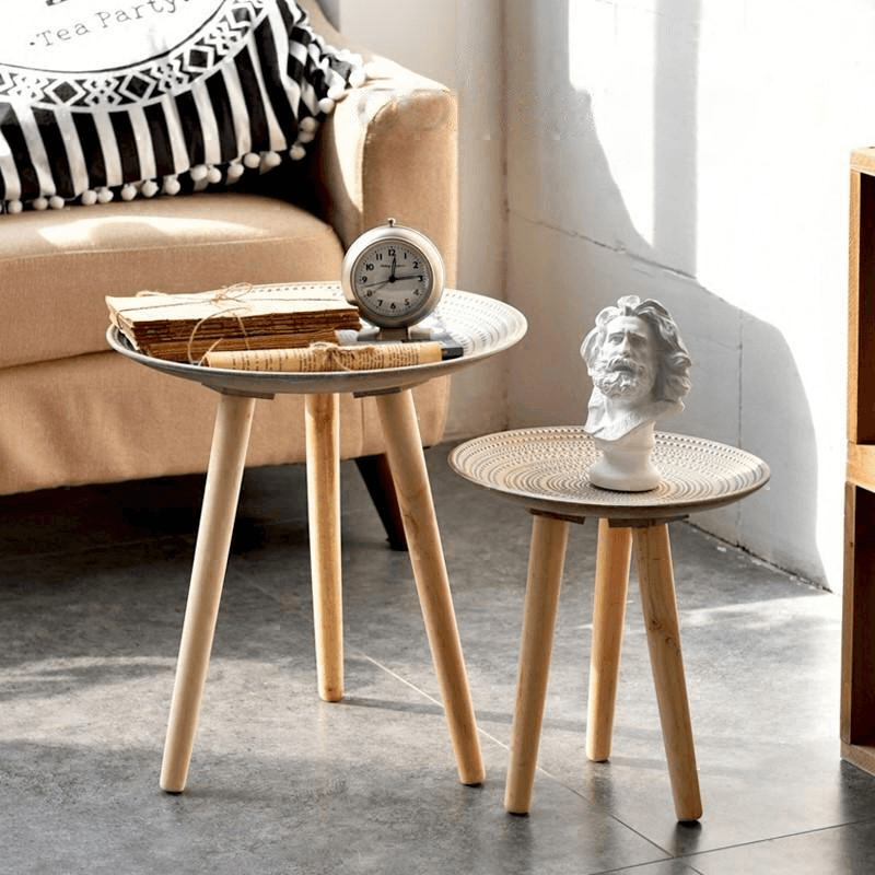 Mini Coffee Table Combined Decoration of Bedside Table for Home-L/M/S - Trendha