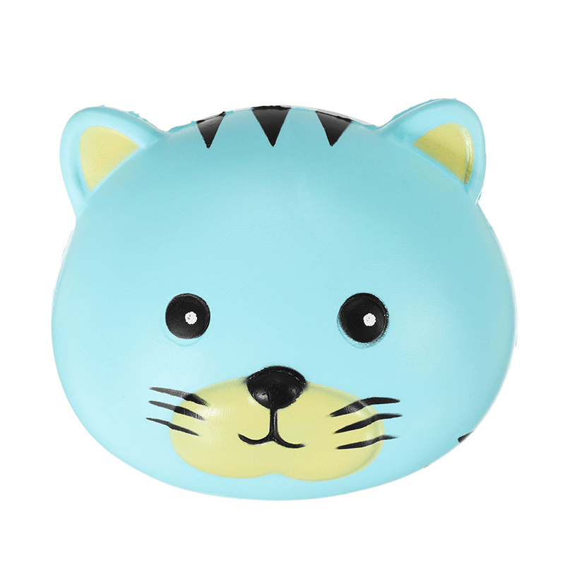 Oriker Squishy Tiger Face Ball Bun 10Cm Soft Sweet Slow Rising Original Packaging Collection Gift - Trendha